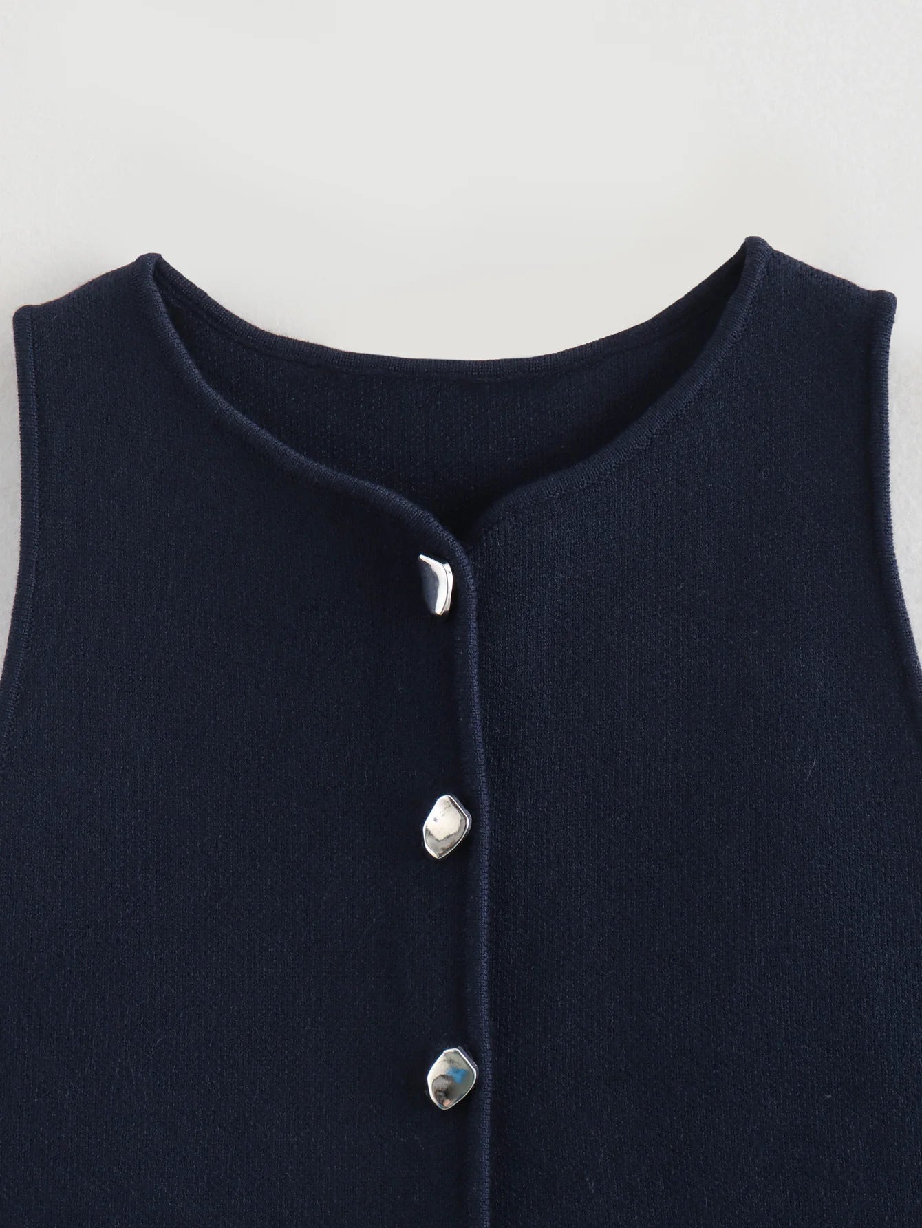 Chic Knit Sleeveless Vest Top