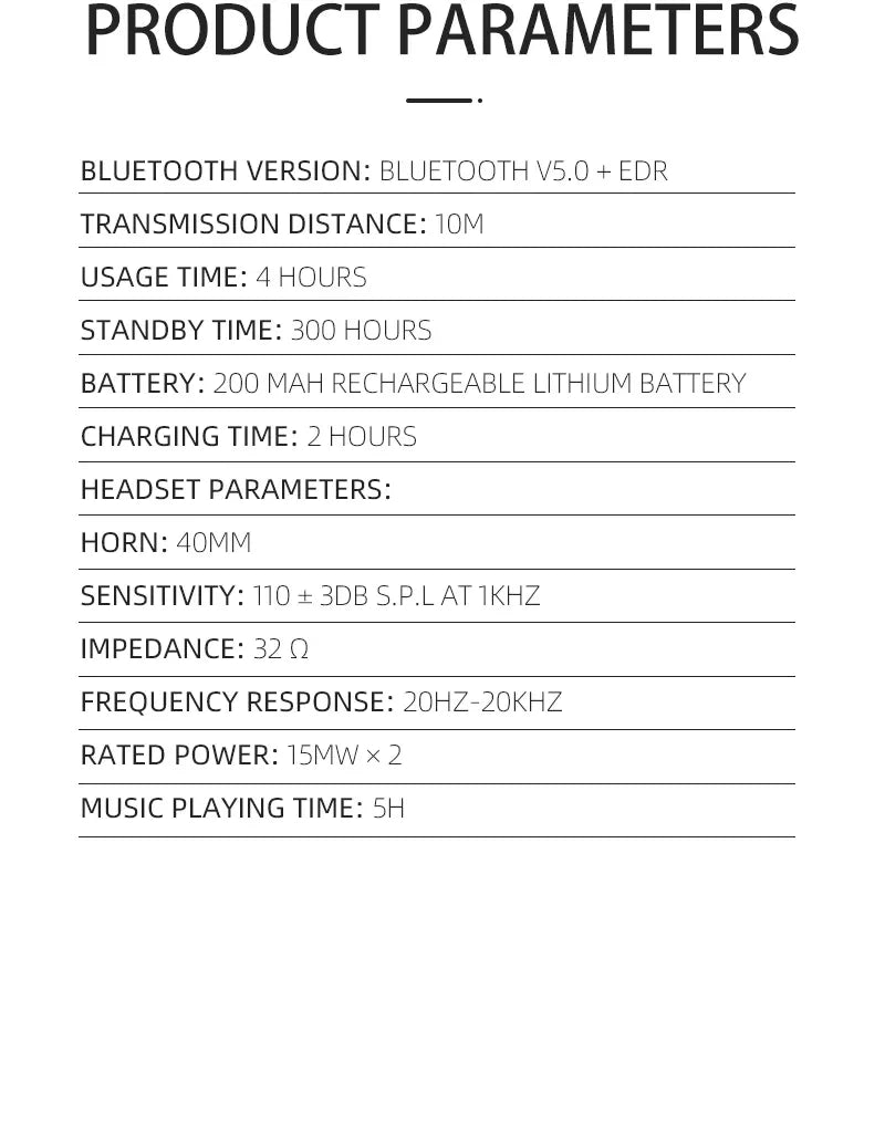 T5 Wireless Bluetooth Headset