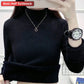 Turtleneck Winter Sweater Women Elegant Thicken Velvet Lined Warm Sueter Knitted Pullover Slim Tops Jersey Knitwear Jumper New