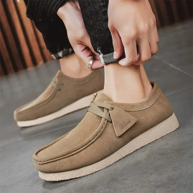 Fashion Men Casual Shoes Suede