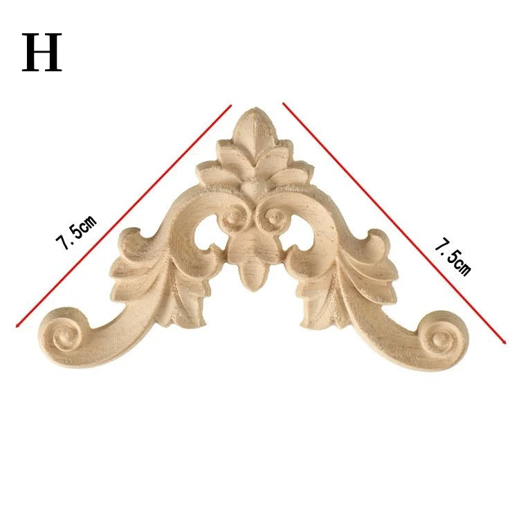 Decorative Wood Appliques and Onlays Natural