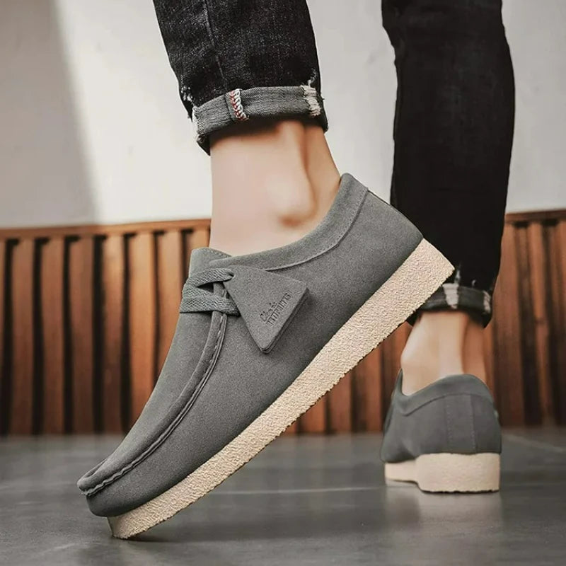 Fashion Men Casual Shoes Suede