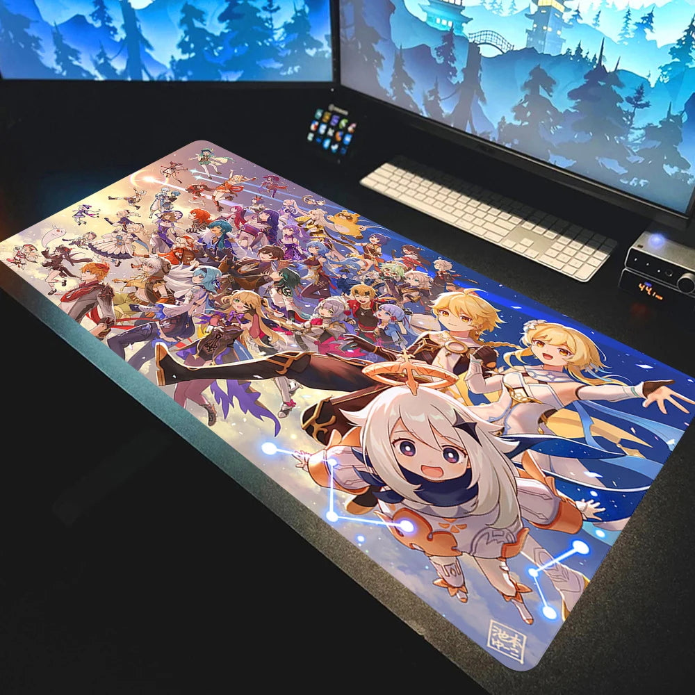 Genshin Impact Anime Mouse Pad - XXL Gaming Mat