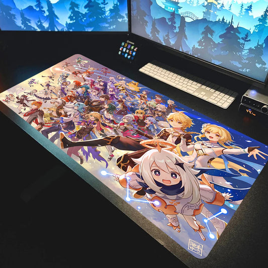 Genshin Impact Anime Mouse Pad - XXL Gaming Mat