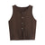 Chic Knit Sleeveless Vest Top