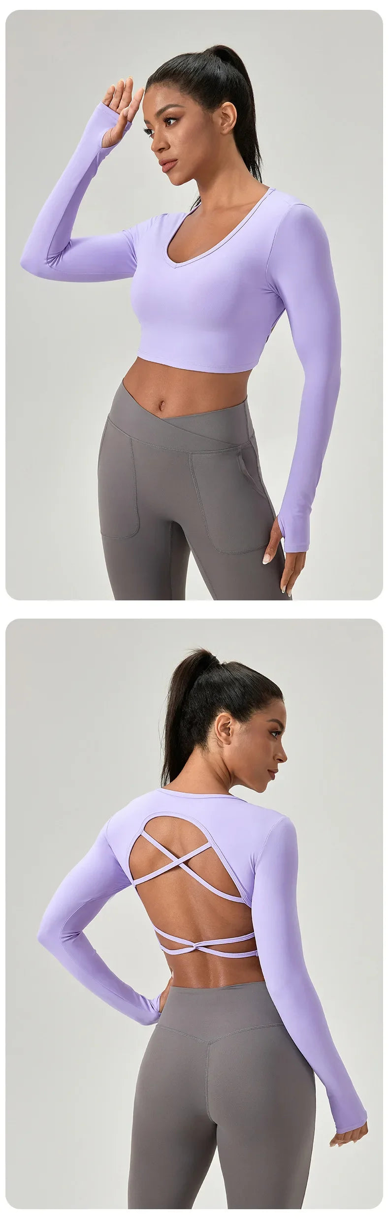 Active Form Long‑Sleeve Fitness Top