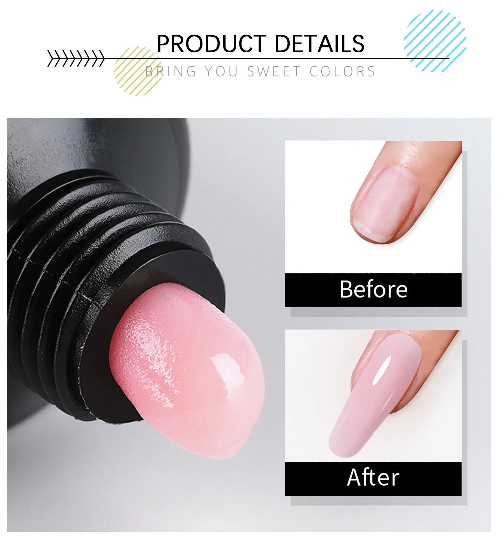 PUENTE Hema-Free 30ML Poly Nail Gel Set (5 Pcs)