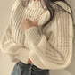 Women’s Loose Vintage Harajuku Lantern Sleeve Sweater