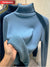 Women’s Velvet‑Lined Thick Turtleneck Sweater