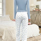 Cozy Nights Long‑Sleeve Pajama Set