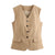 Urban Zip‑Front Sleeveless Waistcoat
