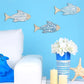Coastal Wooden Fish Wall Decors Set