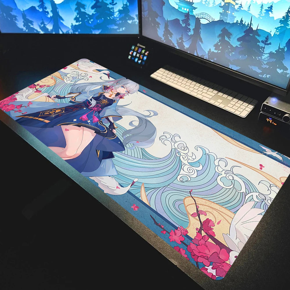Genshin Impact Anime Mouse Pad - XXL Gaming Mat