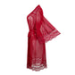Scarlet Lace Satin Nightgown