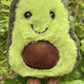A cute avocado pet plush