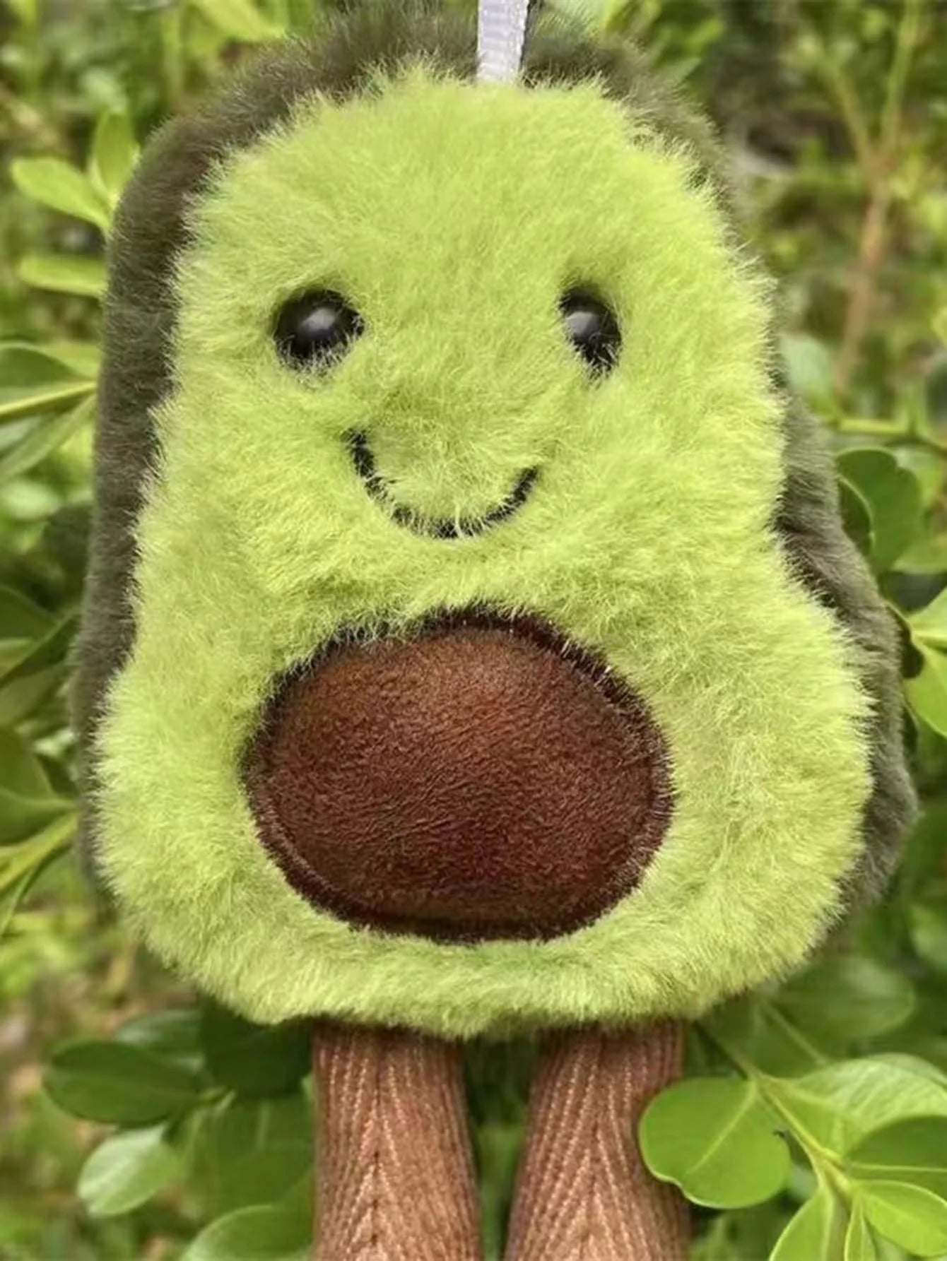 A cute avocado pet plush