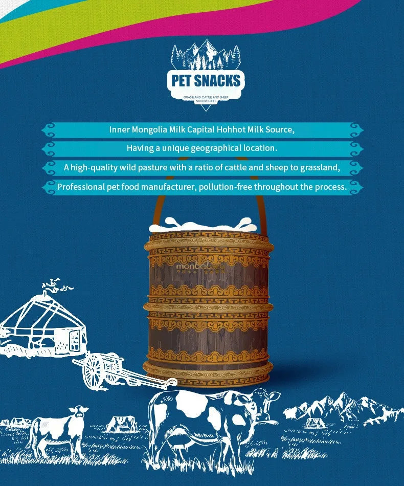 Pet Freeze-dried Food High Calcium Cheese