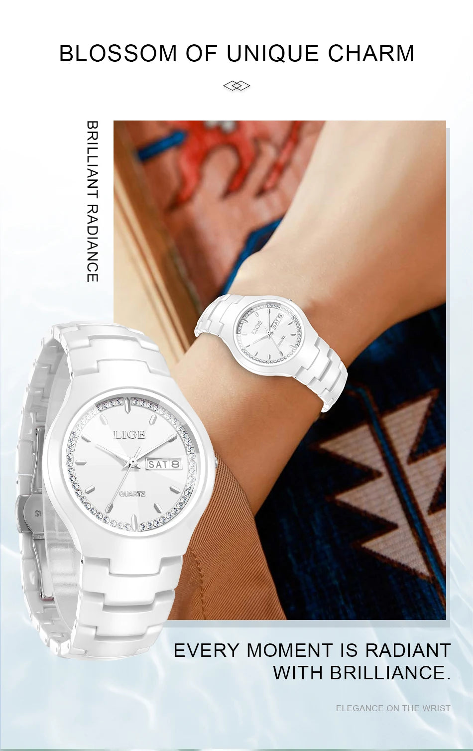 The Stella Ceramic Timepiece