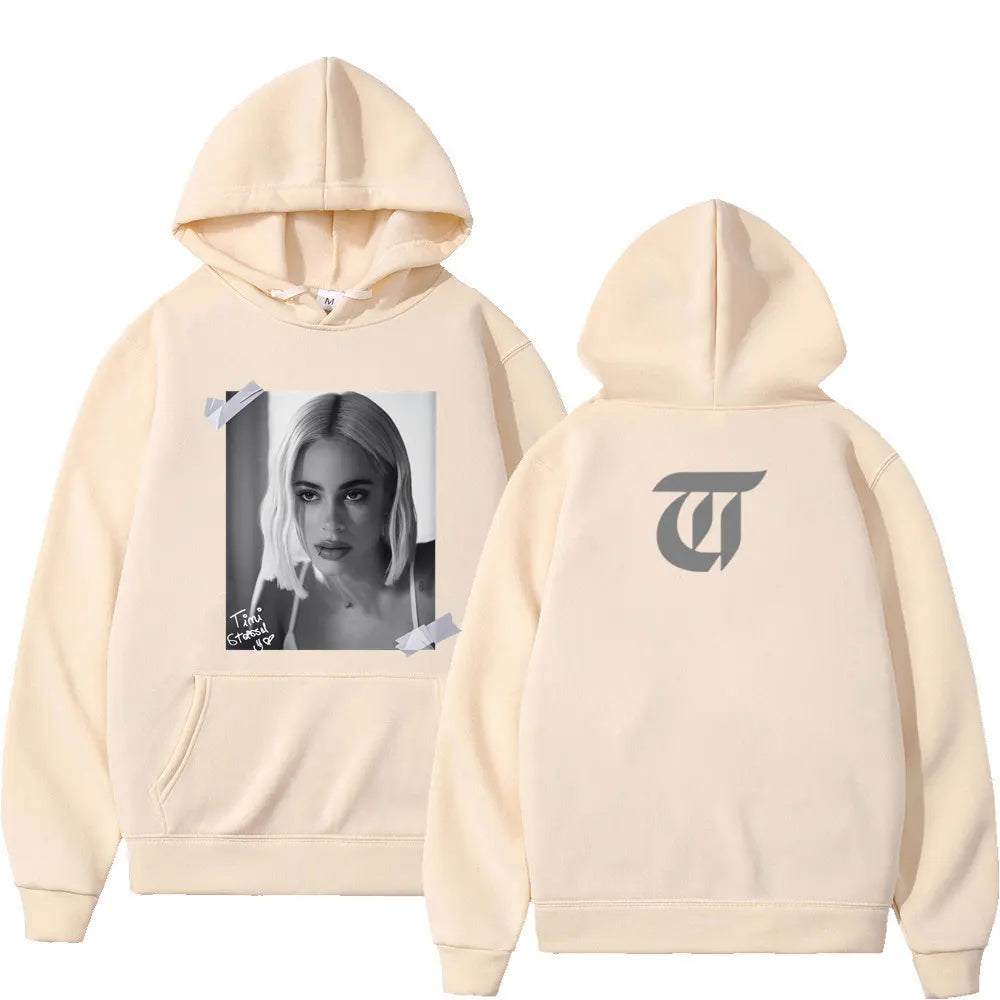 Singer Tini Stoessel Album Vintage Graphic Hoodie