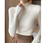 Women’s Slim Half‑Turtleneck Knitted Pullover Sweater
