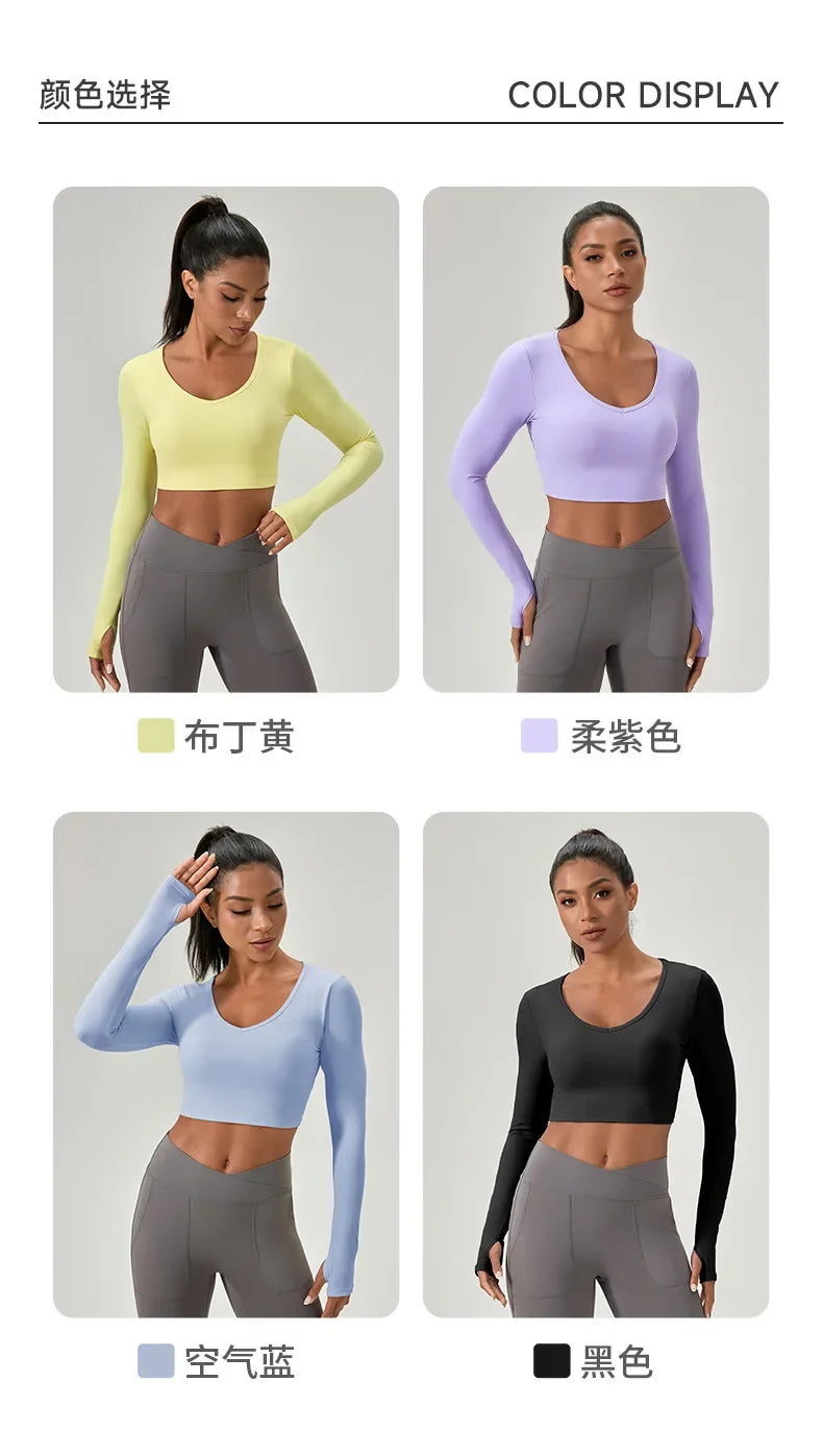 Active Form Long‑Sleeve Fitness Top