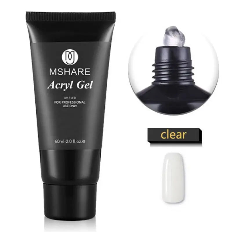 MSHARE 60g Hema-Free TPO Poly Nail Extension Gel