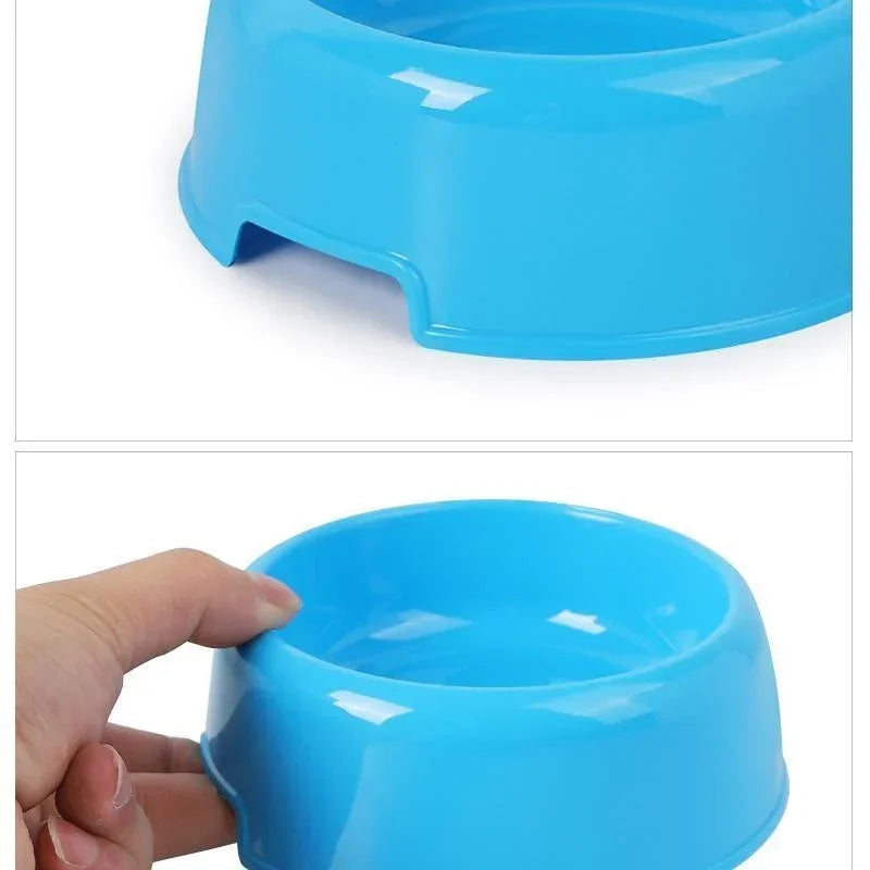 Pet Bowls Dog Cat Plastic Food
