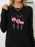 Women’s Cotton Printed Long‑Sleeve Top