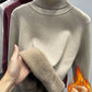 Women’s Velvet‑Lined Thick Turtleneck Sweater
