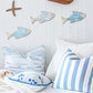 Coastal Wooden Fish Wall Decors Set