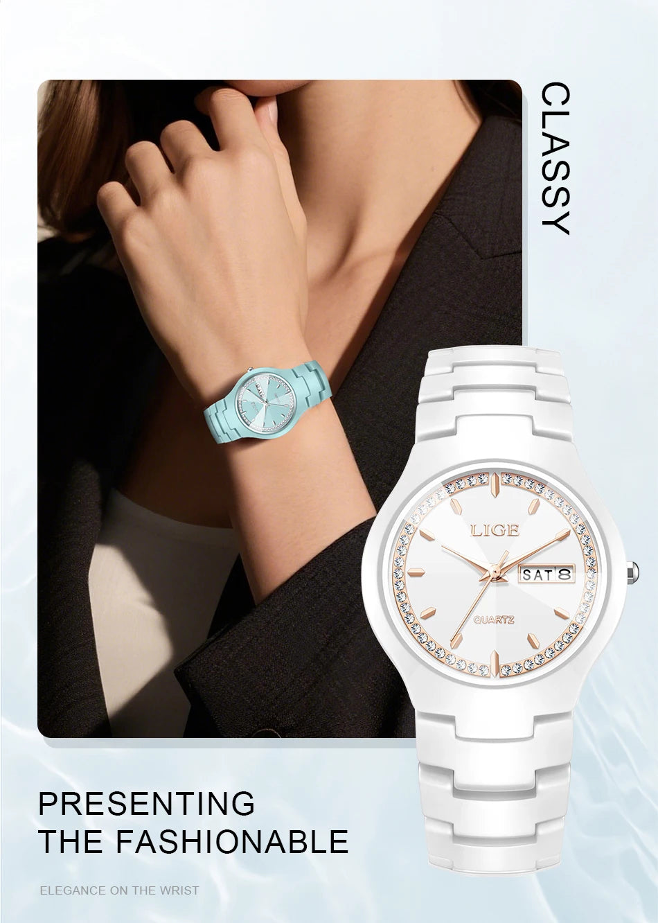 The Stella Ceramic Timepiece