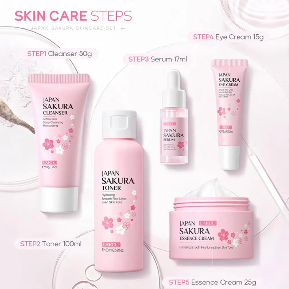 Sakura Skin Care Sets by LAIKOU