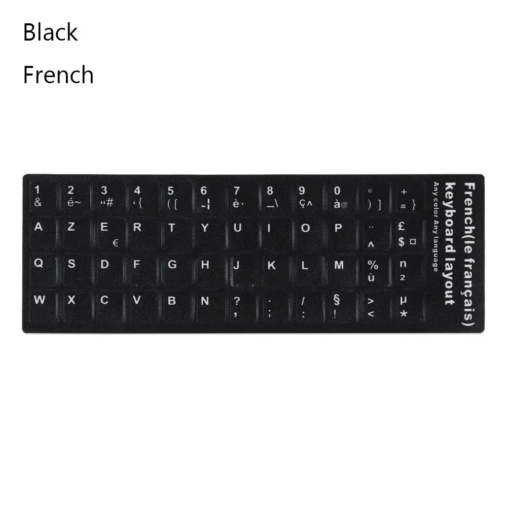 "Laptop Keyboard Sticker Protective Film - Multi-Language"