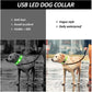 3 Modes Dog Luminous Charge Collar Led Usb Cat Dogs Collars Detachable Night Led Glow Dog Loss Prevention Collar Pet Accessories