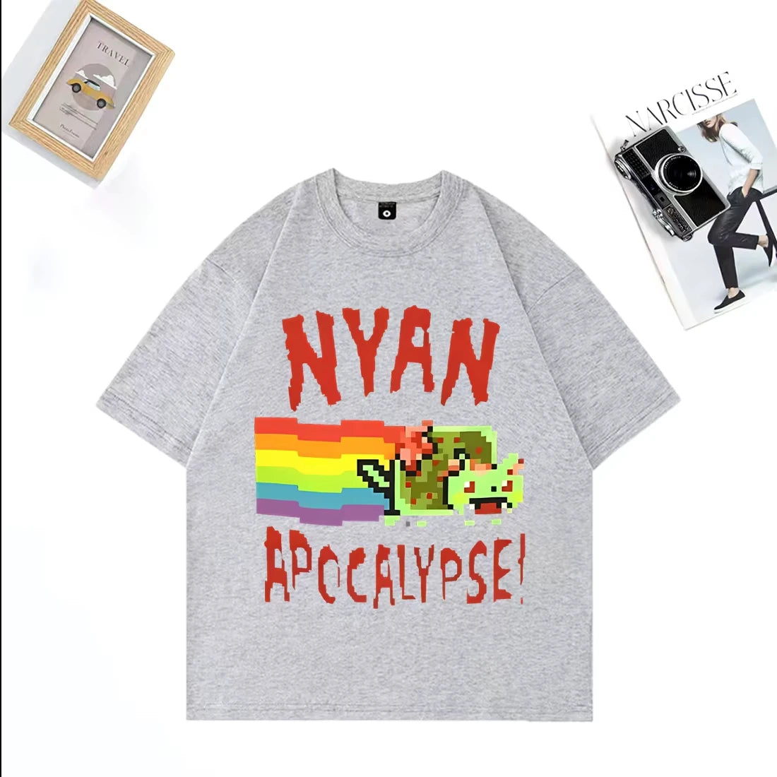 Women Cotton Streetwear Graphic T‑Shirt