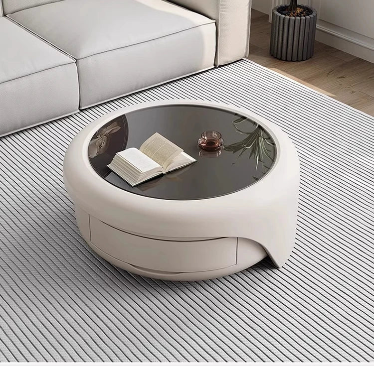 Luxury Modern Round Coffee Table – Minimalist Contemporary Design