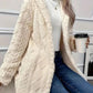 Women’s Thick Plush Hooded Cardigan