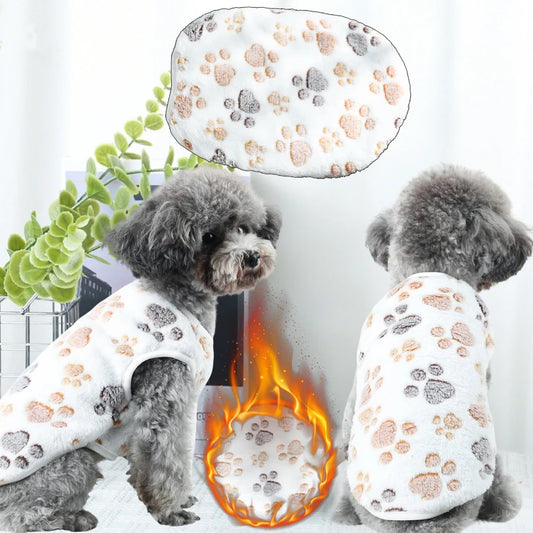 Flannel pet clothing