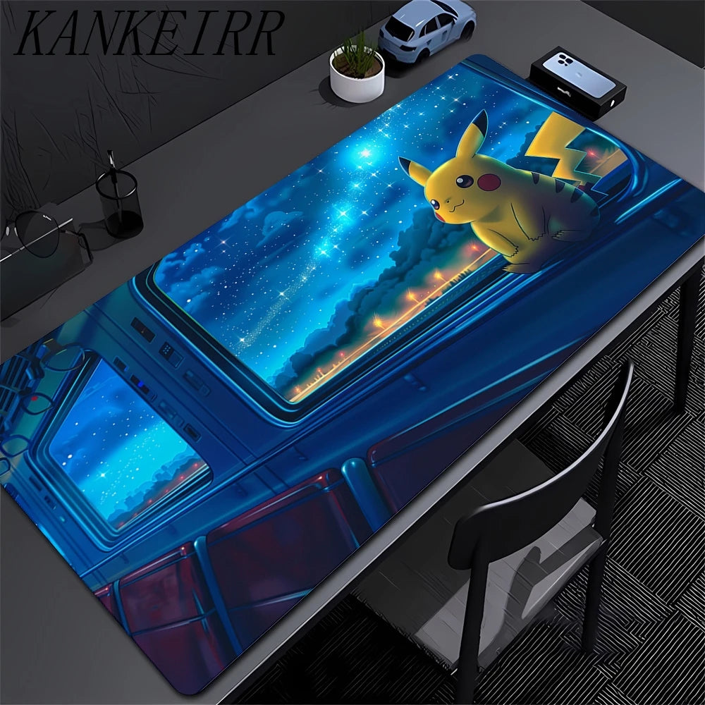 Pikachu Mouse Pad - Large Rubber Gaming Desk Mat
