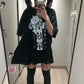 Women’s Y2K Cotton Oversized Graphic T‑Shirt