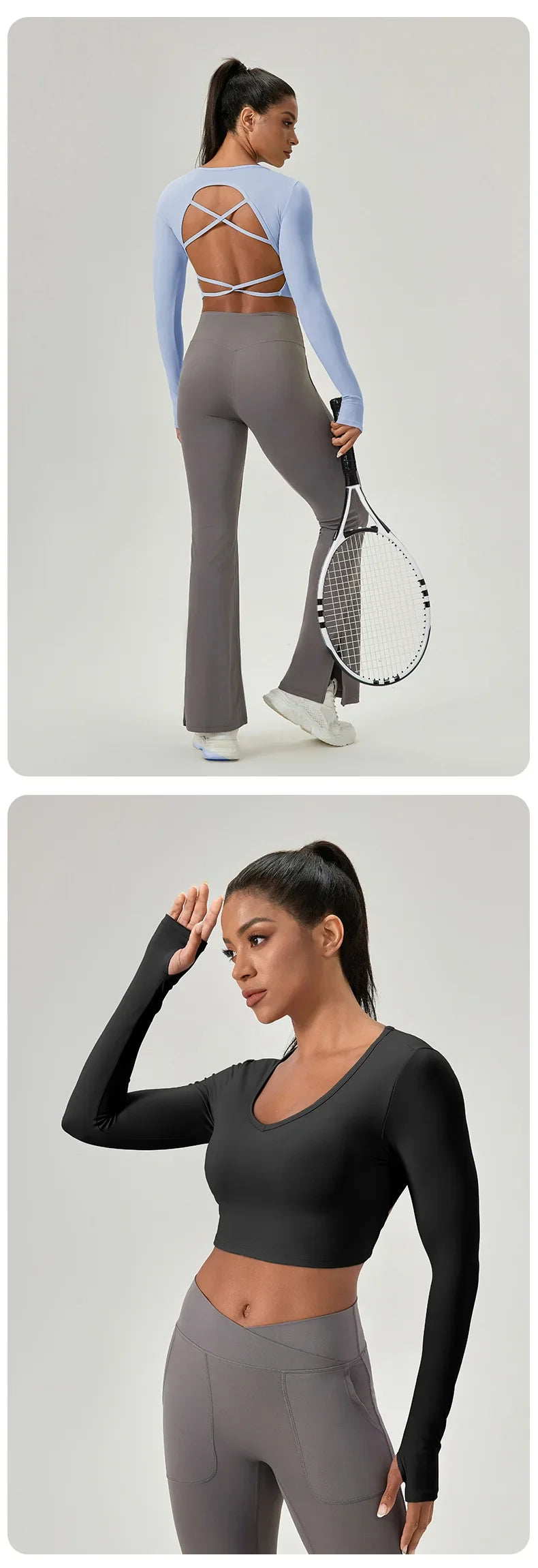 Active Form Long‑Sleeve Fitness Top