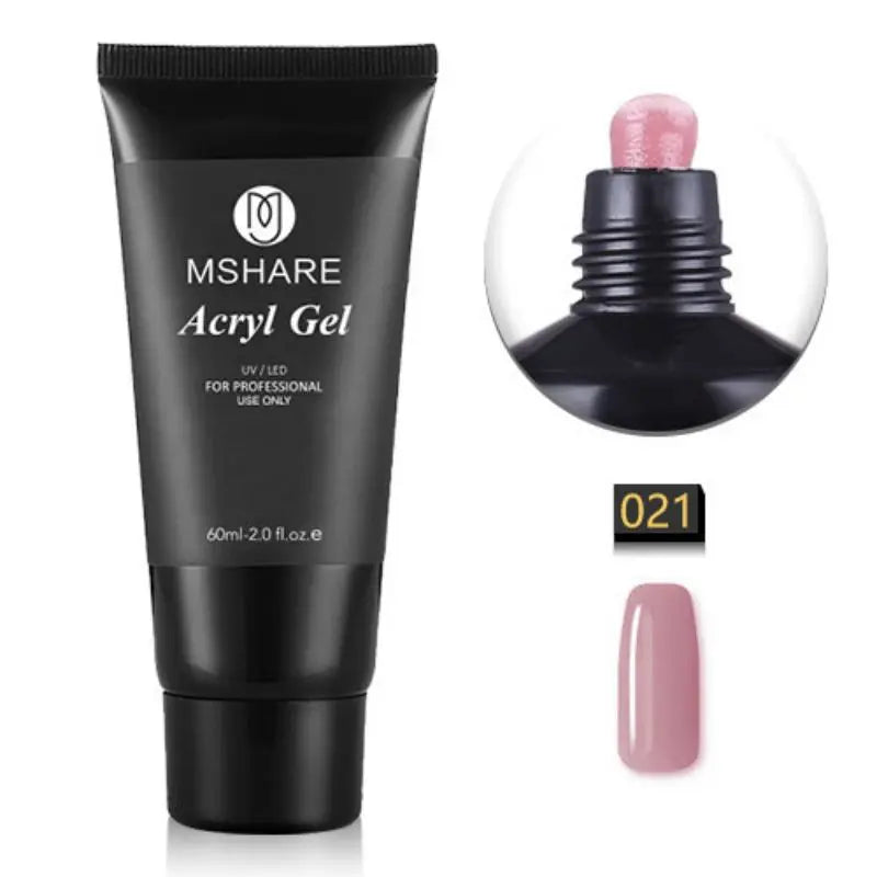 MSHARE 60g Hema-Free TPO Poly Nail Extension Gel