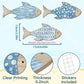 Coastal Wooden Fish Wall Decors Set
