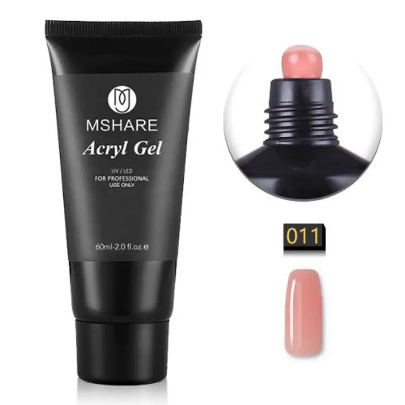 MSHARE 60g Hema-Free TPO Poly Nail Extension Gel