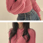 Women’s Loose Vintage Harajuku Lantern Sleeve Sweater