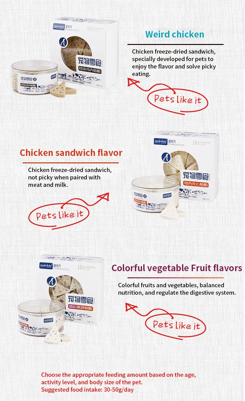 Pet Freeze-dried Food High Calcium Cheese