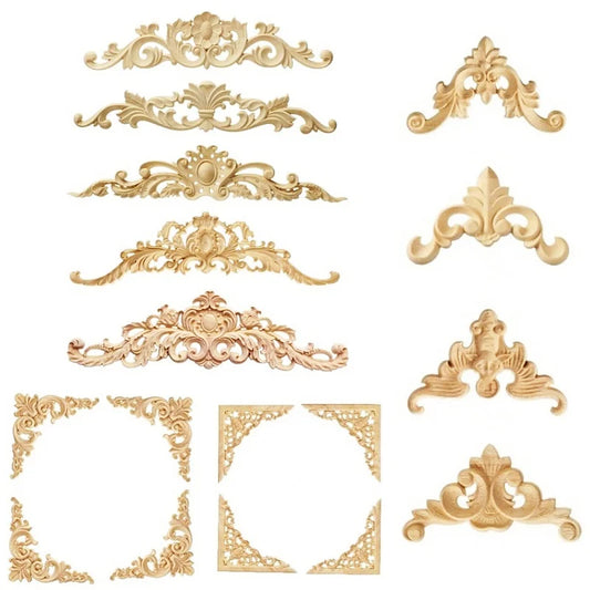 Decorative Wood Appliques and Onlays Natural