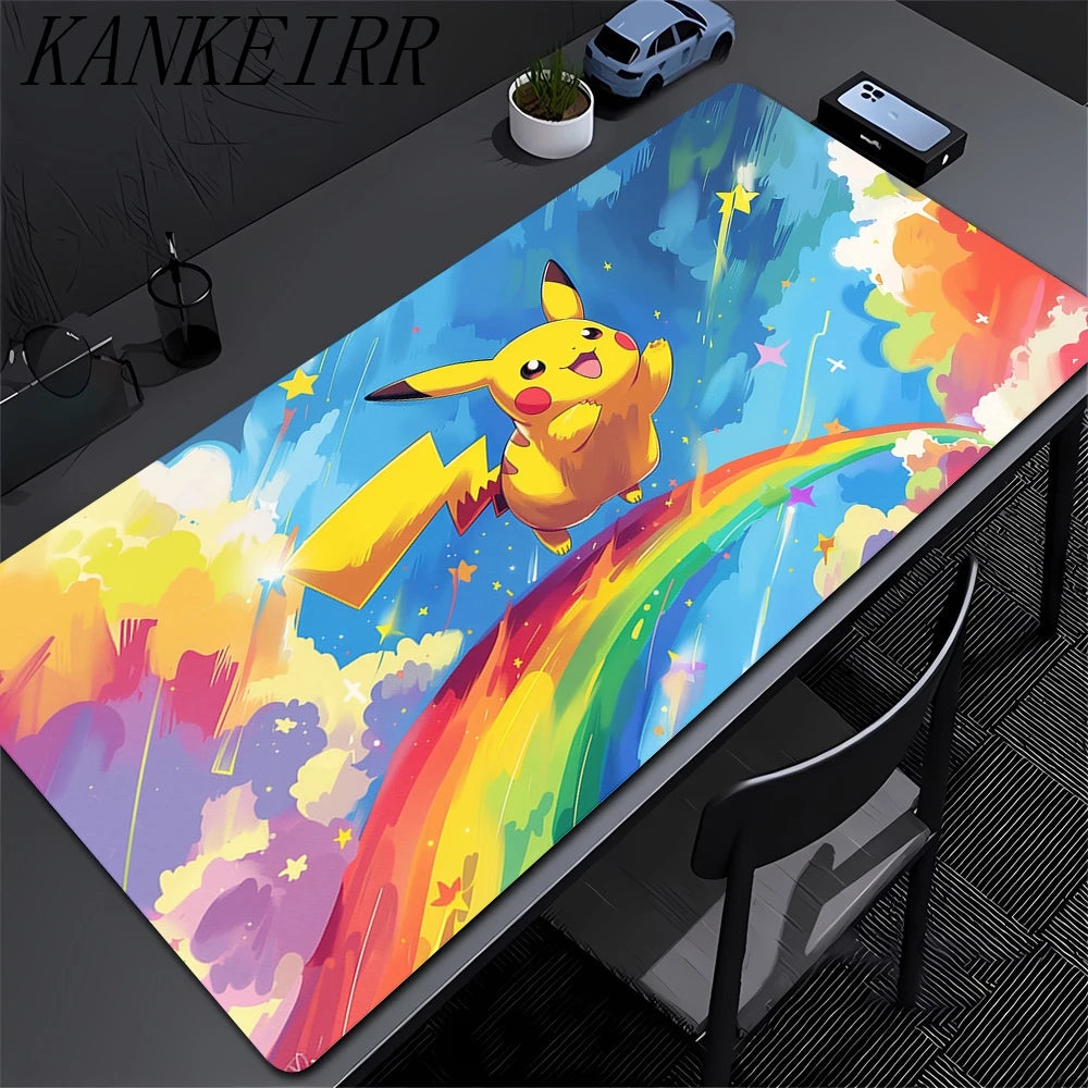 Pikachu Mouse Pad - Large Rubber Gaming Desk Mat