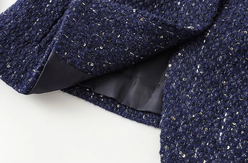 Urban Chic Tweed Waistcoat – Belted Sleeveless Vest