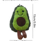 A cute avocado pet plush